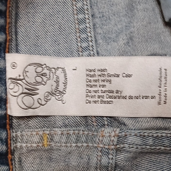Wonder Anatomie Embellished Levis Women's Denim Jeans Size 32 (L) - Picture 3 of 14